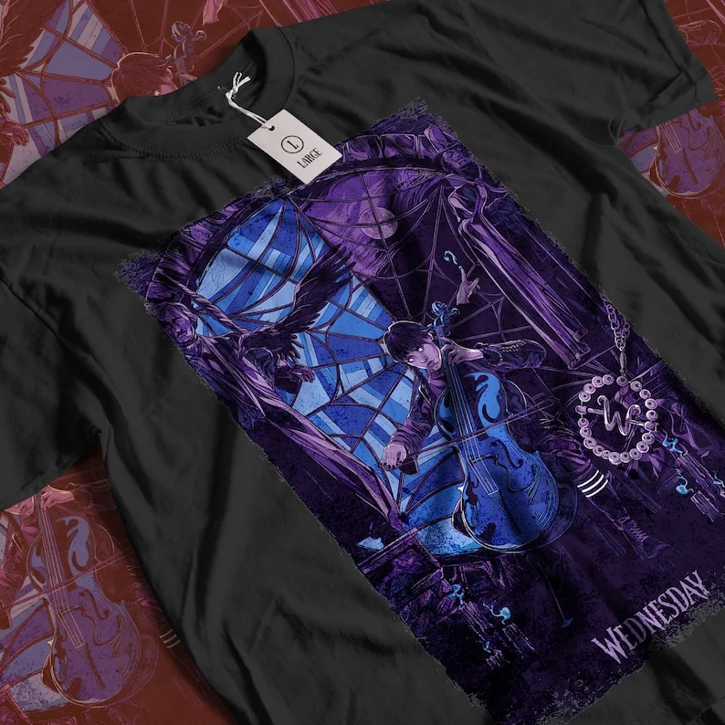 Aesthetic Wednesday Vintage Halloween Horror Movie Streetwear Unisex Classic Graphic Unisex Short Sleeve T-Shirt
Aesthetic Wednesday Vintage Halloween Horror Movie Streetwear Unisex Classic Graphic Unisex Short Sleeve T-Shirt