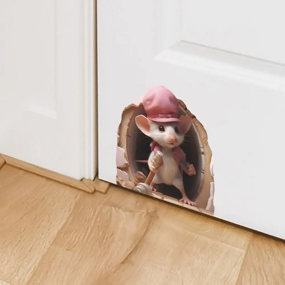 Watreproof Cartoon Little Rat Hole Sticker Mini Mouse Hole Mouse Hole Wall Stickers Cute DIY 3D Rat Wall Decal Wall Decal
Watreproof Cartoon Little Rat Hole Sticker Mini Mouse Hole Mouse Hole Wall Stickers Cute DIY 3D Rat Wall Decal Wall Decal