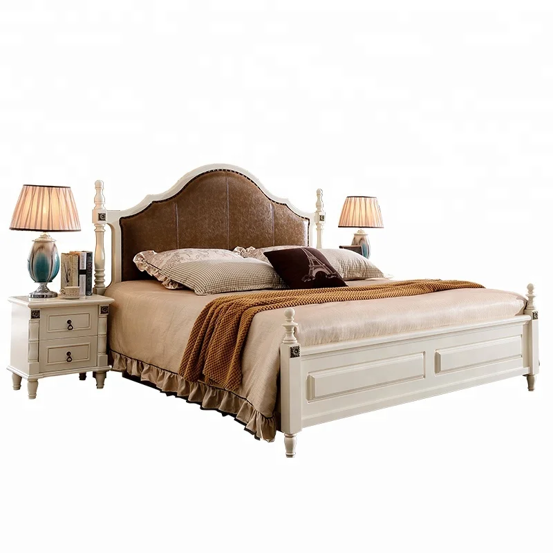 Modern Style Bedroom Furniture Brown Leather Headboard King Size Bedroom Set
Modern Style Bedroom Furniture Brown Leather Headboard King Size Bedroom Set