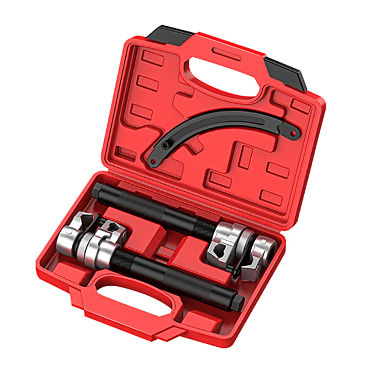 Инструмент для компрессора пружин, Инструмент для компрессора винтовых пружин, Компрессор пружин, Компрессор пружин стойки, С предохранительным кронштейном для автомобиля
Инструмент для компрессора пружин, Инструмент для компрессора винтовых пружин, Компрессор пружин, Компрессор пружин стойки, С предохранительным кронштейном для автомобиля