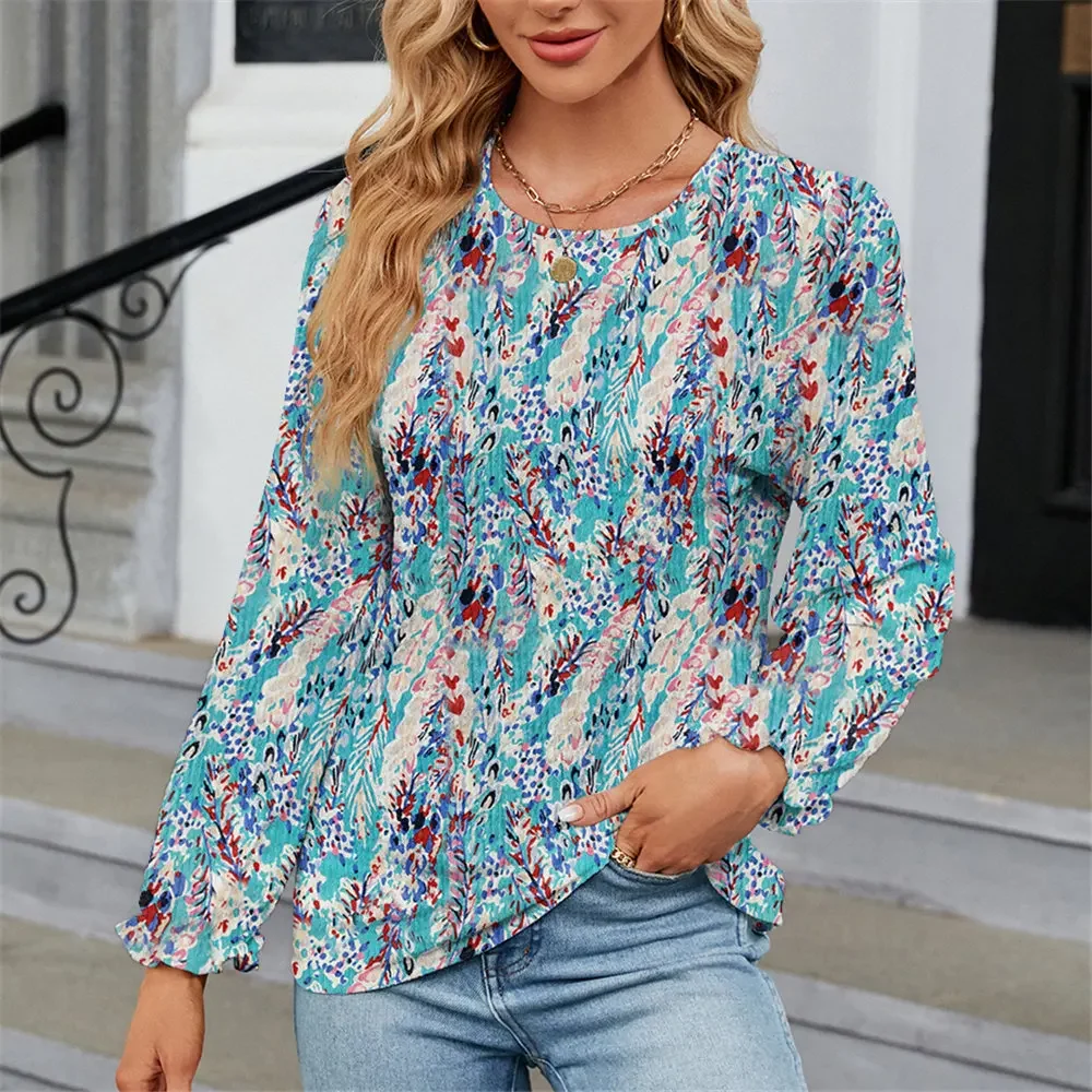 Women's Shirts and Blouses for Women Elegant Tops Orange O Neck Long Sleeve Korean Popular Clothes Woman Blouse Trend 2024
Women's Shirts and Blouses for Women Elegant Tops Orange O Neck Long Sleeve Korean Popular Clothes Woman Blouse Trend 2024