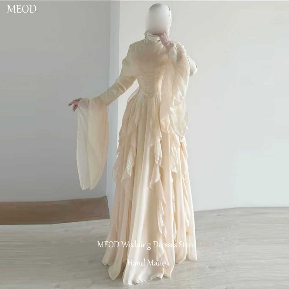 MEOD Dubai Modest Wedding Dresses Bride A Line Long Sleeves Elegant Vestidos De Novia Off The Shoulder Robe De Mariée Customized
MEOD Dubai Modest Wedding Dresses Bride A Line Long Sleeves Elegant Vestidos De Novia Off The Shoulder Robe De Mariée Customized