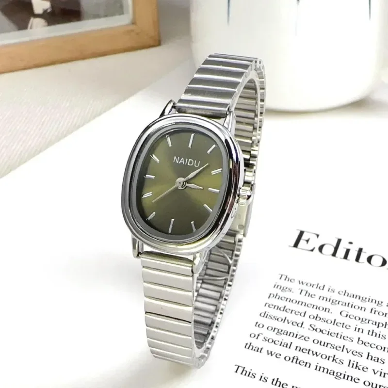 Oval Dial Brand Women Watch Stainless Steel Strap Nail Scale Ladies Quartz Wristwatches Dropshipping Student Luxury Gift Clock
Oval Dial Brand Women Watch Stainless Steel Strap Nail Scale Ladies Quartz Wristwatches Dropshipping Student Luxury Gift Clock