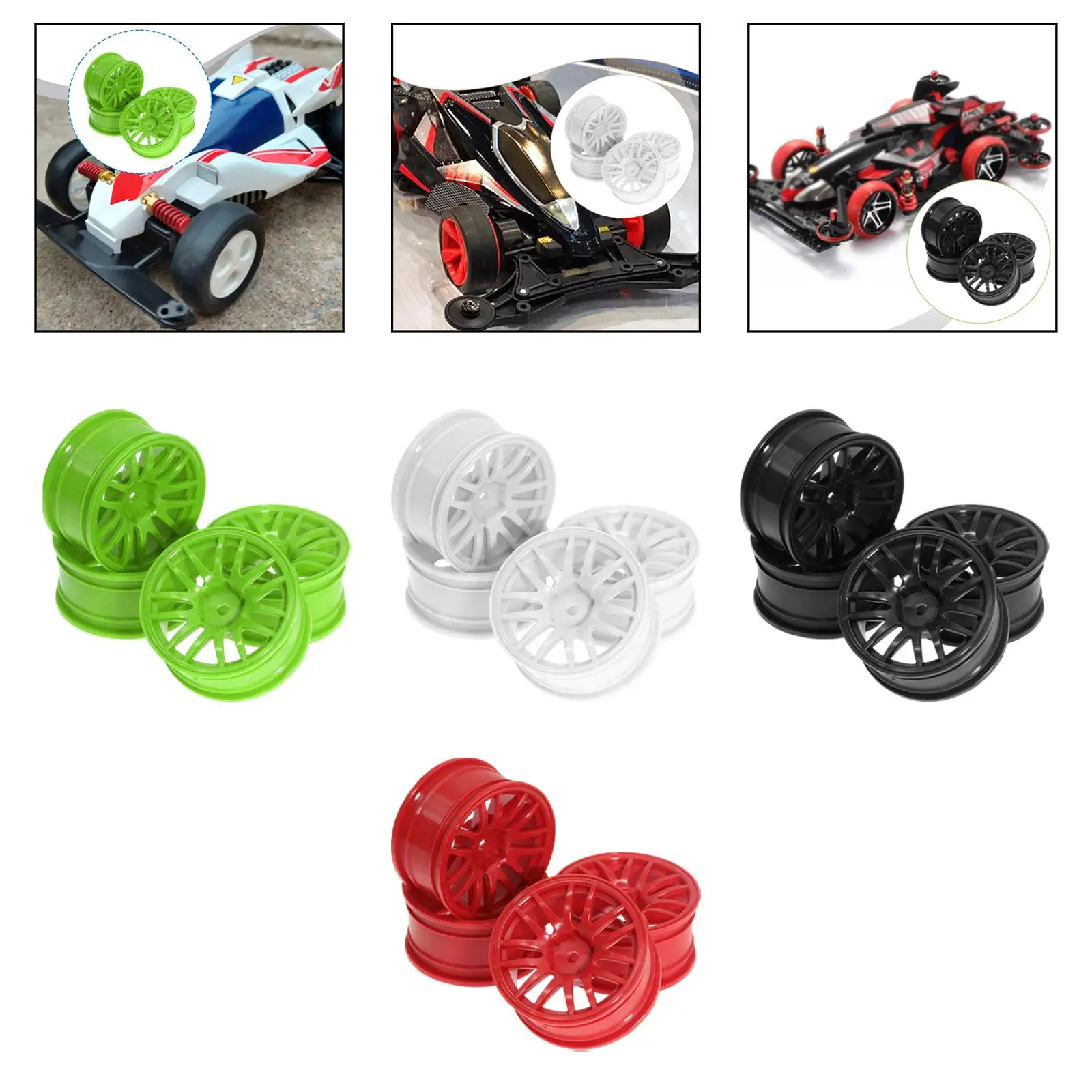 4 штуки колесных дисков для гоночных автомобилей, прочные запасные части, профессиональные подарки, диаметр 2,05 дюйма, колесные диски RC для моделей 1:10 R469 TT01
4 штуки колесных дисков для гоночных автомобилей, прочные запасные части, профессиональные подарки, диаметр 2,05 дюйма, колесные диски RC для моделей 1:10 R469 TT01