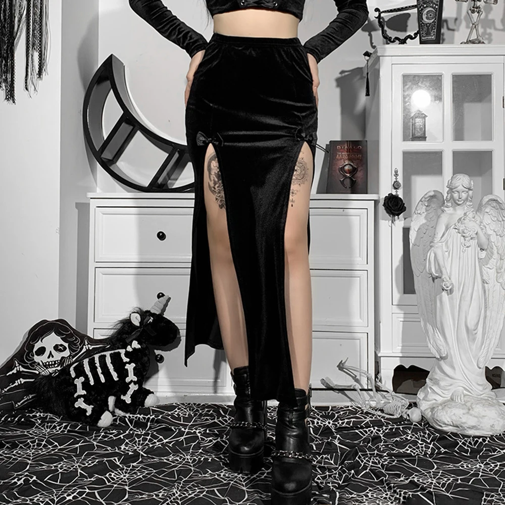 Mia Muse Select Женские юбки Осенние сексуальные модные готические однотонные юбки с разрезом по бокам Яркие шелковые юбки миди с натуральной талией для свиданий
Mia Muse Select Женские юбки Осенние сексуальные модные готические однотонные юбки с разрезом по бокам Яркие шелковые юбки миди с натуральной талией для свиданий