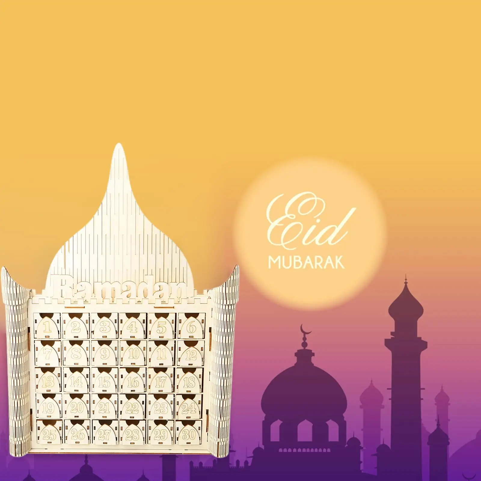 DIY Puzzle Eid Ramadan Advent Calendar Wooden Calendar Party Decor
DIY Puzzle Eid Ramadan Advent Calendar Wooden Calendar Party Decor