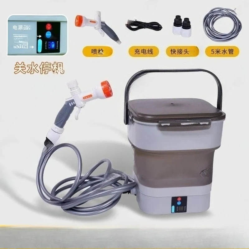 Cordless Electric Water Sprayer Foldable Design, High Pressure for Garden Watering Pet Wash Outdoor Shower Multipurpose
Cordless Electric Water Sprayer Foldable Design, High Pressure for Garden Watering Pet Wash Outdoor Shower Multipurpose