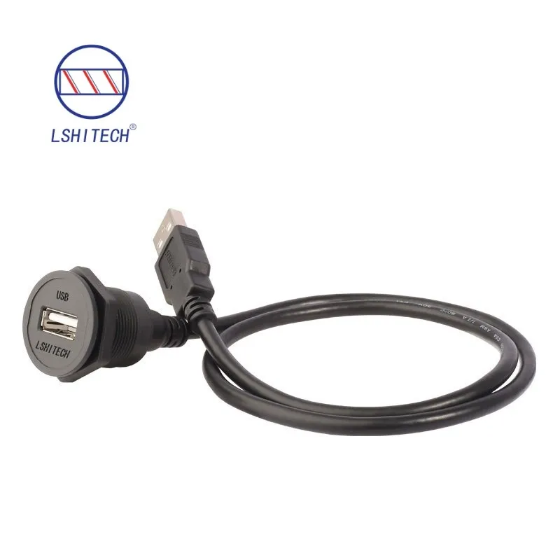 M22.5 USB Connector Extension Cable 0.1m-5m Female to Male Panel Mount for Industrial Automation and Outdoor Equipment
M22.5 USB Connector Extension Cable 0.1m-5m Female to Male Panel Mount for Industrial Automation and Outdoor Equipment