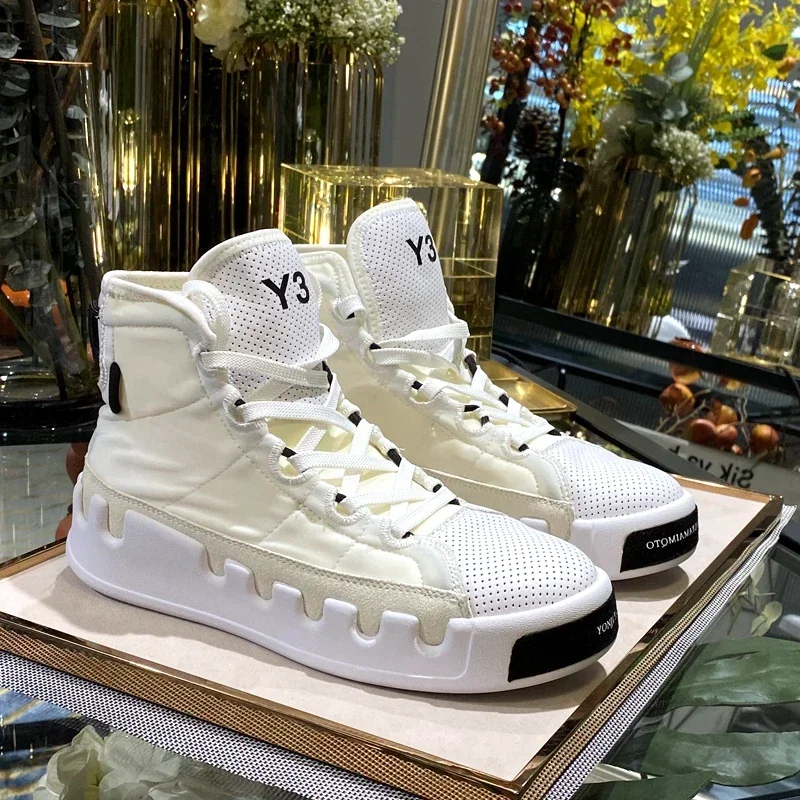 American European Fashion Casual Shoes Men High-top Sneaker Boots Cowhide Comfortable Leather Ankle Boots Lace-up Flat Trainers
American European Fashion Casual Shoes Men High-top Sneaker Boots Cowhide Comfortable Leather Ankle Boots Lace-up Flat Trainers