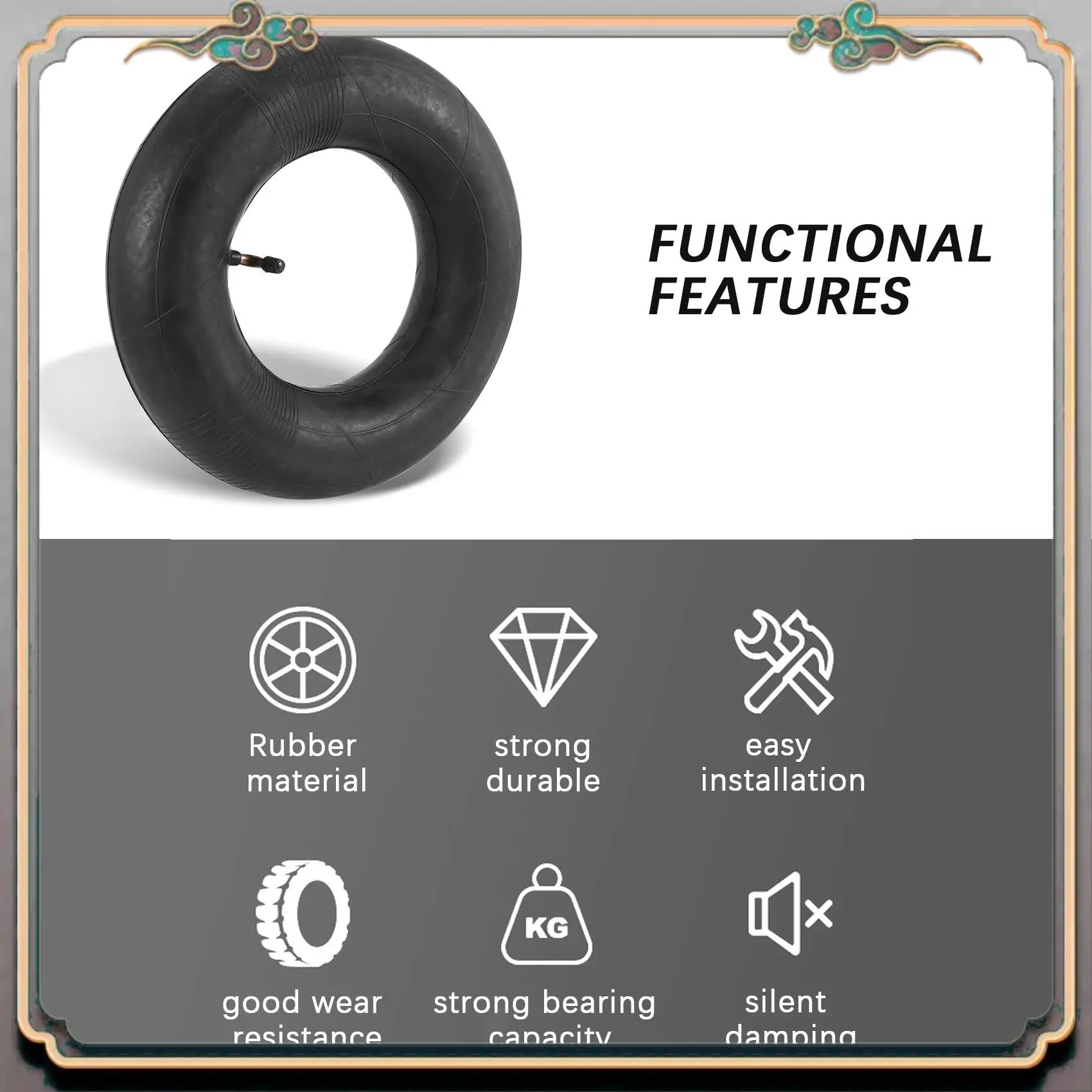 Reliable-4.10/3.50-6 Or 4.00-6 Replacement Inner Tube For Wheelbarrows Snow Blowers,Wagons,Carts,Hand Trucks,Lawn Mowers,Tractor
Reliable-4.10/3.50-6 Or 4.00-6 Replacement Inner Tube For Wheelbarrows Snow Blowers,Wagons,Carts,Hand Trucks,Lawn Mowers,Tractor