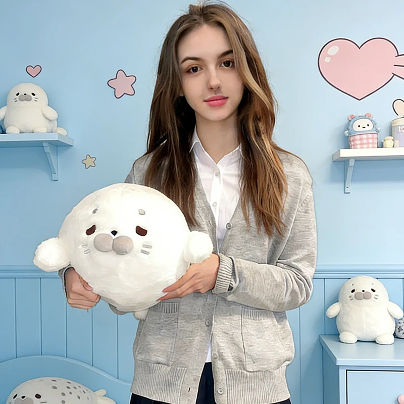 Soft Seal Pillow Cute Stuffed Animal Doll Kawaii Hugging Cushion Healing Plush Sleep Toy Cozy Home Decor Accessories Girls Gift
Soft Seal Pillow Cute Stuffed Animal Doll Kawaii Hugging Cushion Healing Plush Sleep Toy Cozy Home Decor Accessories Girls Gift