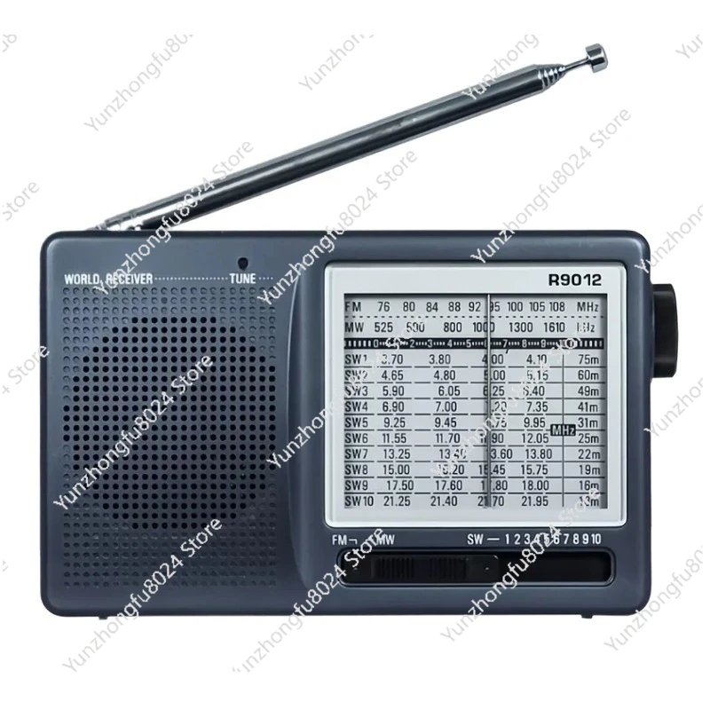 R-9012 FM/AM/SW Radio 12 Bands Portable Receiver Radio High Sensitivity Selectivity Low Noise FM/AM/SW Radio R9012
R-9012 FM/AM/SW Radio 12 Bands Portable Receiver Radio High Sensitivity Selectivity Low Noise FM/AM/SW Radio R9012