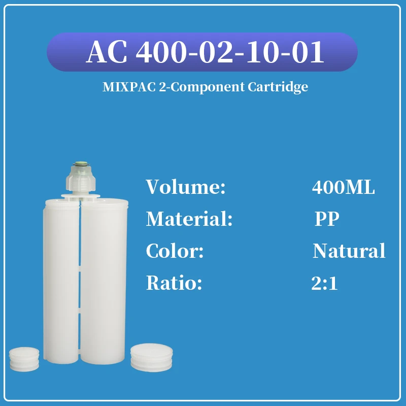 MIXPAC AC 400-02-10-01 400 мл 2:1 Crescent Outlet Пустой двойной картридж Двухкомпонентный клейкий эпоксидный картридж
MIXPAC AC 400-02-10-01 400 мл 2:1 Crescent Outlet Пустой двойной картридж Двухкомпонентный клейкий эпоксидный картридж