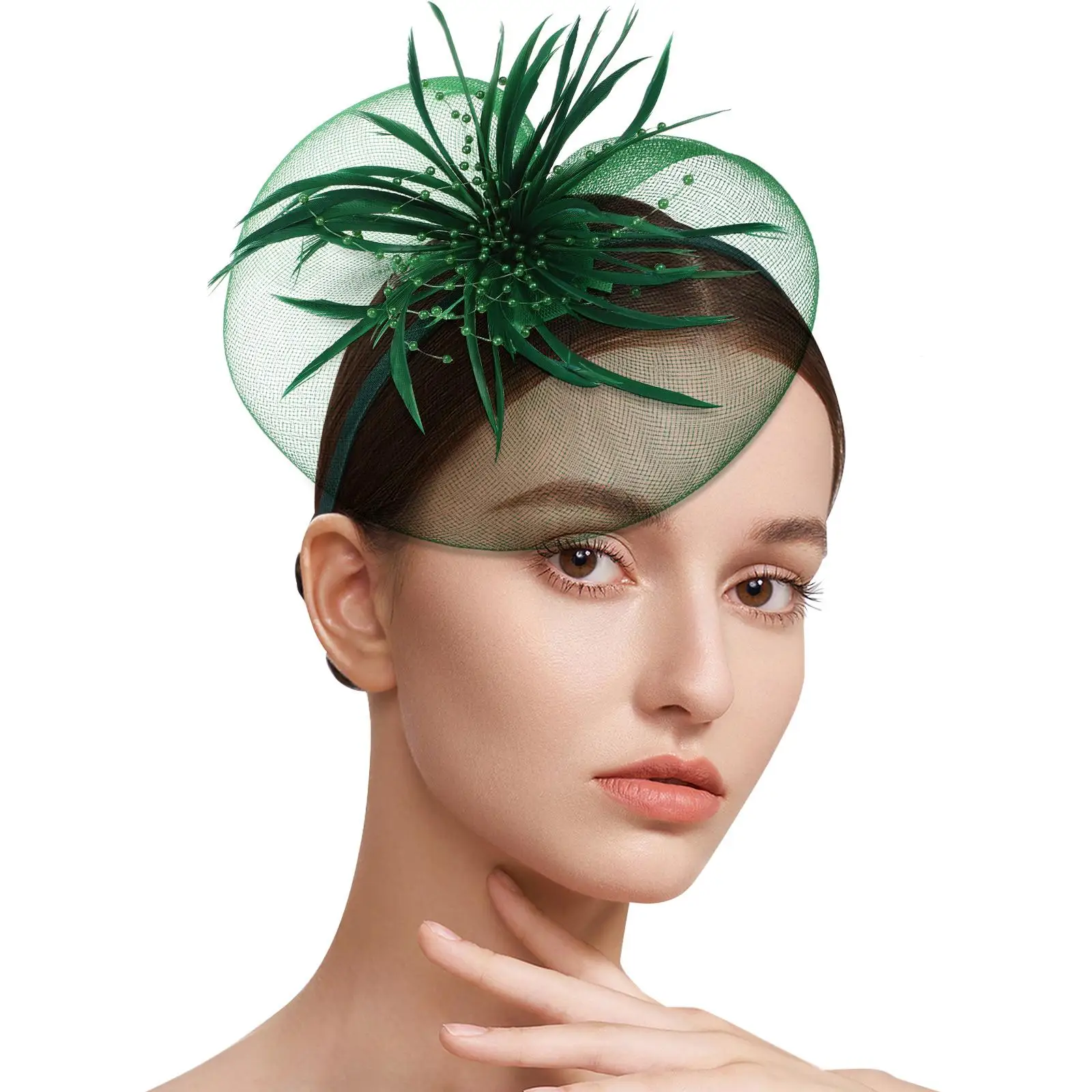 Mesh Feather Headband Brown Party Hair Accessories Elegant Hair Clip Women Creative Headwear Hairstyling Tools
Mesh Feather Headband Brown Party Hair Accessories Elegant Hair Clip Women Creative Headwear Hairstyling Tools