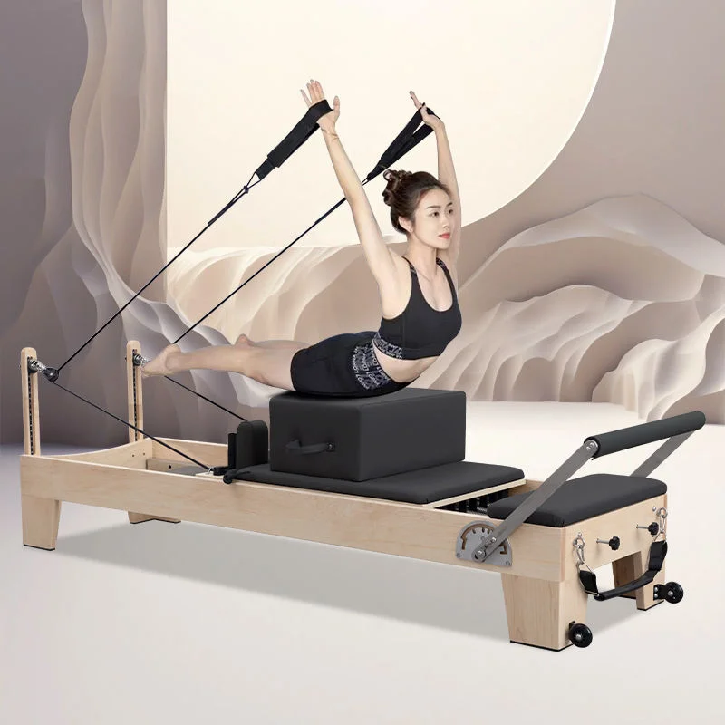 Pilates Maple Reformer Personalized Customization Adjustable Portable and Durable Pilates Core Bed Machine
Pilates Maple Reformer Personalized Customization Adjustable Portable and Durable Pilates Core Bed Machine