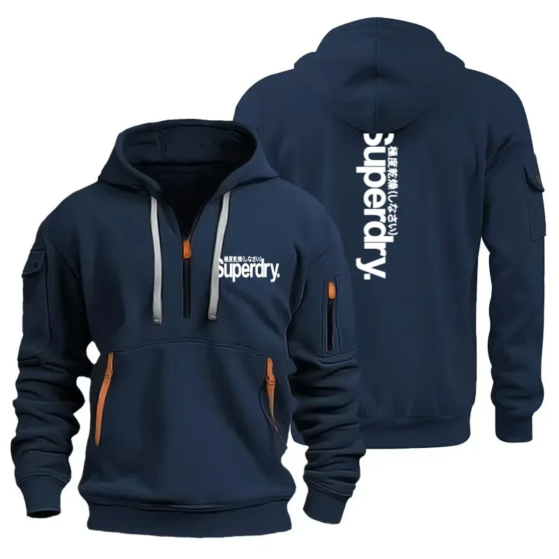 2024 New Men's Sweatshirts Long Sleeve Zipper Design Hoodie for Sportswear Slim Fit Casual Hoodie
2024 New Men's Sweatshirts Long Sleeve Zipper Design Hoodie for Sportswear Slim Fit Casual Hoodie