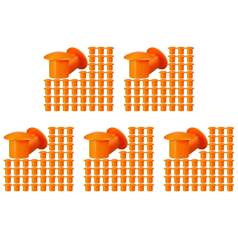 500 Pcs Mushroom Rebar Cap Plastic Mushroom Rebar Safety Caps For Rebar 3 To 7, Orange Color, 2.36 X 2.17 X 1.5 Inches
500 Pcs Mushroom Rebar Cap Plastic Mushroom Rebar Safety Caps For Rebar 3 To 7, Orange Color, 2.36 X 2.17 X 1.5 Inches