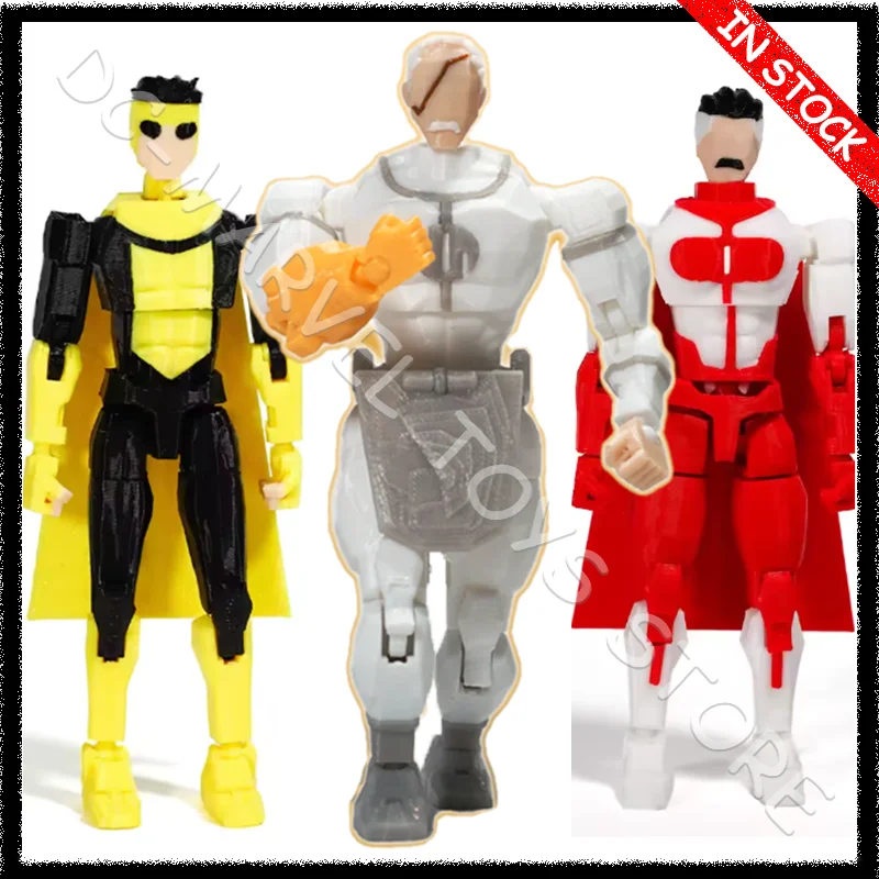 In Stock 3d Printed Invincible Boy Conqest Omni Man T13 Dummy13 Multi-Jointed Movable 3d Printed Action Figure Custom Toy
In Stock 3d Printed Invincible Boy Conqest Omni Man T13 Dummy13 Multi-Jointed Movable 3d Printed Action Figure Custom Toy