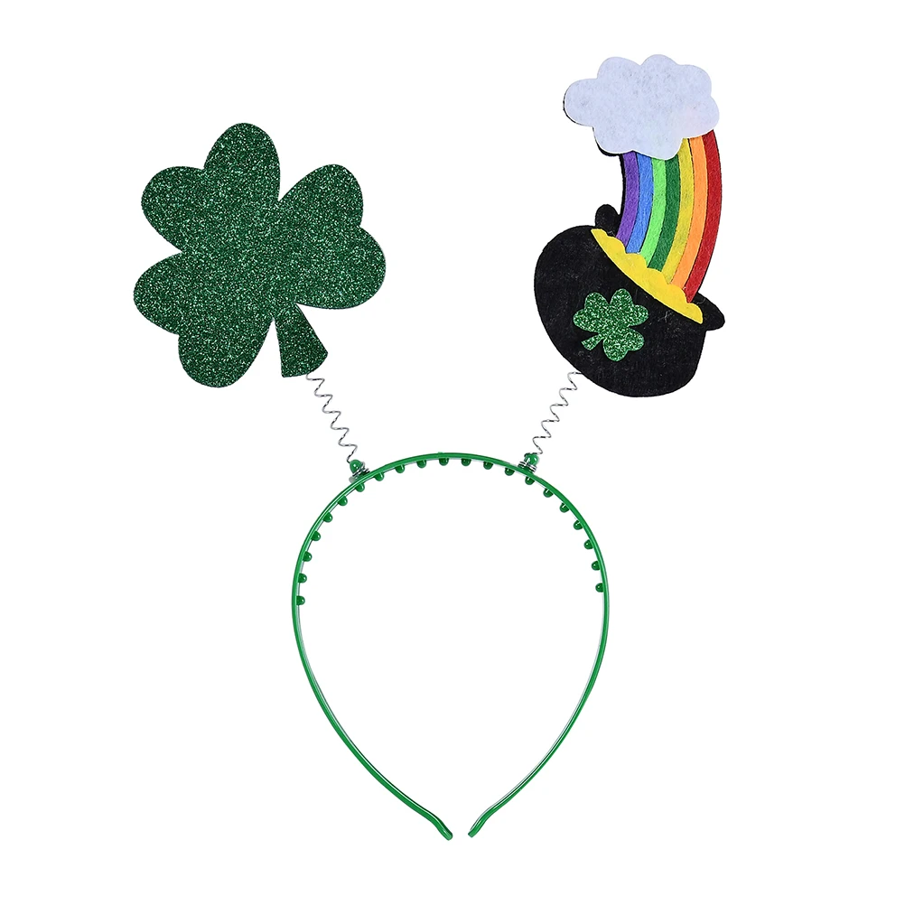 4Pcs Clover Hair Hoops Lightweight Safe Creative Gift Party Headwear St Patrick Day Headdress Hairstyling Tool
4Pcs Clover Hair Hoops Lightweight Safe Creative Gift Party Headwear St Patrick Day Headdress Hairstyling Tool