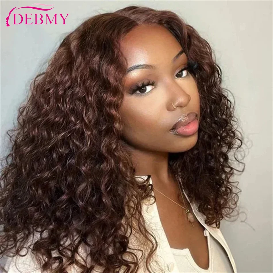 Chocolate Brown 13x6 HD Lace Front Wigs Deep Curly Human Hair Wigs Pre Plucked 30 32 Inch Deep Water Wave Brown Lace Frontal Wig
Chocolate Brown 13x6 HD Lace Front Wigs Deep Curly Human Hair Wigs Pre Plucked 30 32 Inch Deep Water Wave Brown Lace Frontal Wig