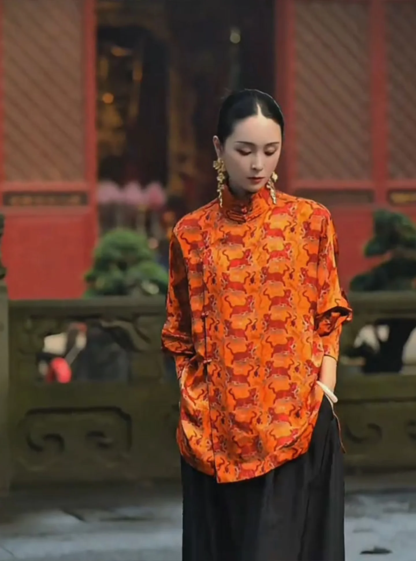 Ele New Chinese Sle Women's irt Jaet Outerwear Spring 2026 National Trend Zen High End Tang Costume Top Women
Ele New Chinese Sle Women's irt Jaet Outerwear Spring 2026 National Trend Zen High End Tang Costume Top Women