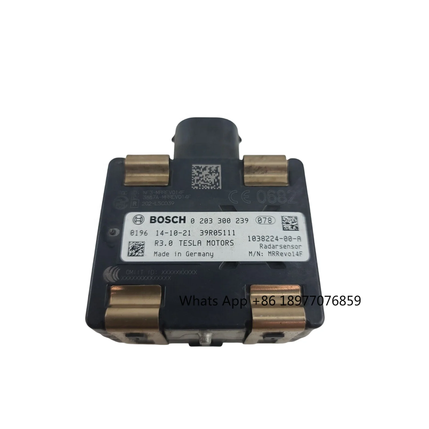 Suitable for Model X or S Front Sonar Radar Sensor Distance Module 1038224-00-B 1038224
Suitable for Model X or S Front Sonar Radar Sensor Distance Module 1038224-00-B 1038224