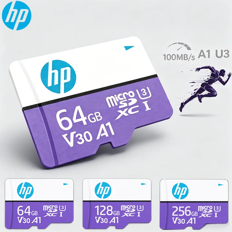 Оригинальная карта памяти HP 256 ГБ/128 ГБ/64 ГБ Micro SD U3 V30 Class 10 UHS-1 TF для смартфона, ПК, камеры, дрона
Оригинальная карта памяти HP 256 ГБ/128 ГБ/64 ГБ Micro SD U3 V30 Class 10 UHS-1 TF для смартфона, ПК, камеры, дрона