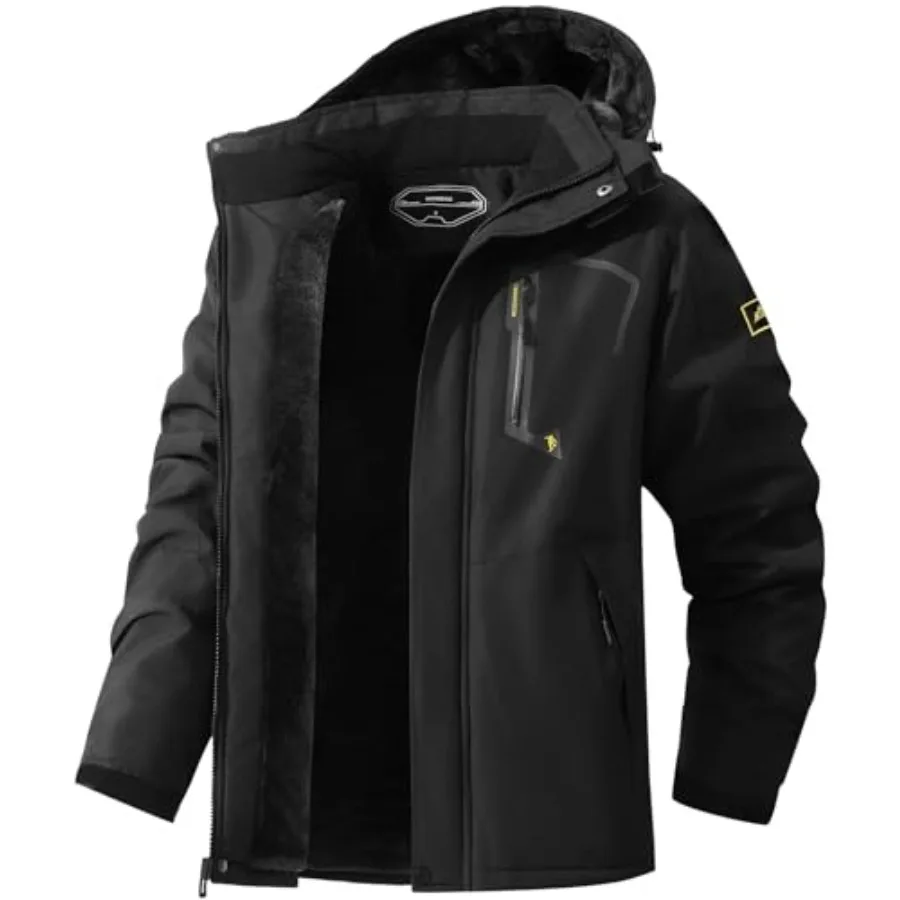 Men's Ski Jacket Warm Winter Snow Coat Waterproof Mountain Windbreaker Snowboarding Jacket Hooded for Hiking Travel
Men's Ski Jacket Warm Winter Snow Coat Waterproof Mountain Windbreaker Snowboarding Jacket Hooded for Hiking Travel