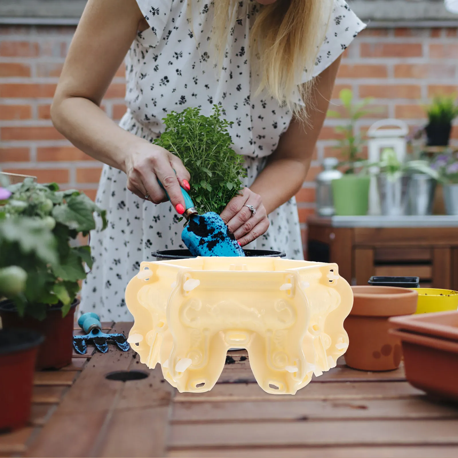 Многоразовая пластиковая форма для цветочного горшка DIY: для бетонных кашпо, бонсай, поделок ручной работы, садовых инструментов
Многоразовая пластиковая форма для цветочного горшка DIY: для бетонных кашпо, бонсай, поделок ручной работы, садовых инструментов