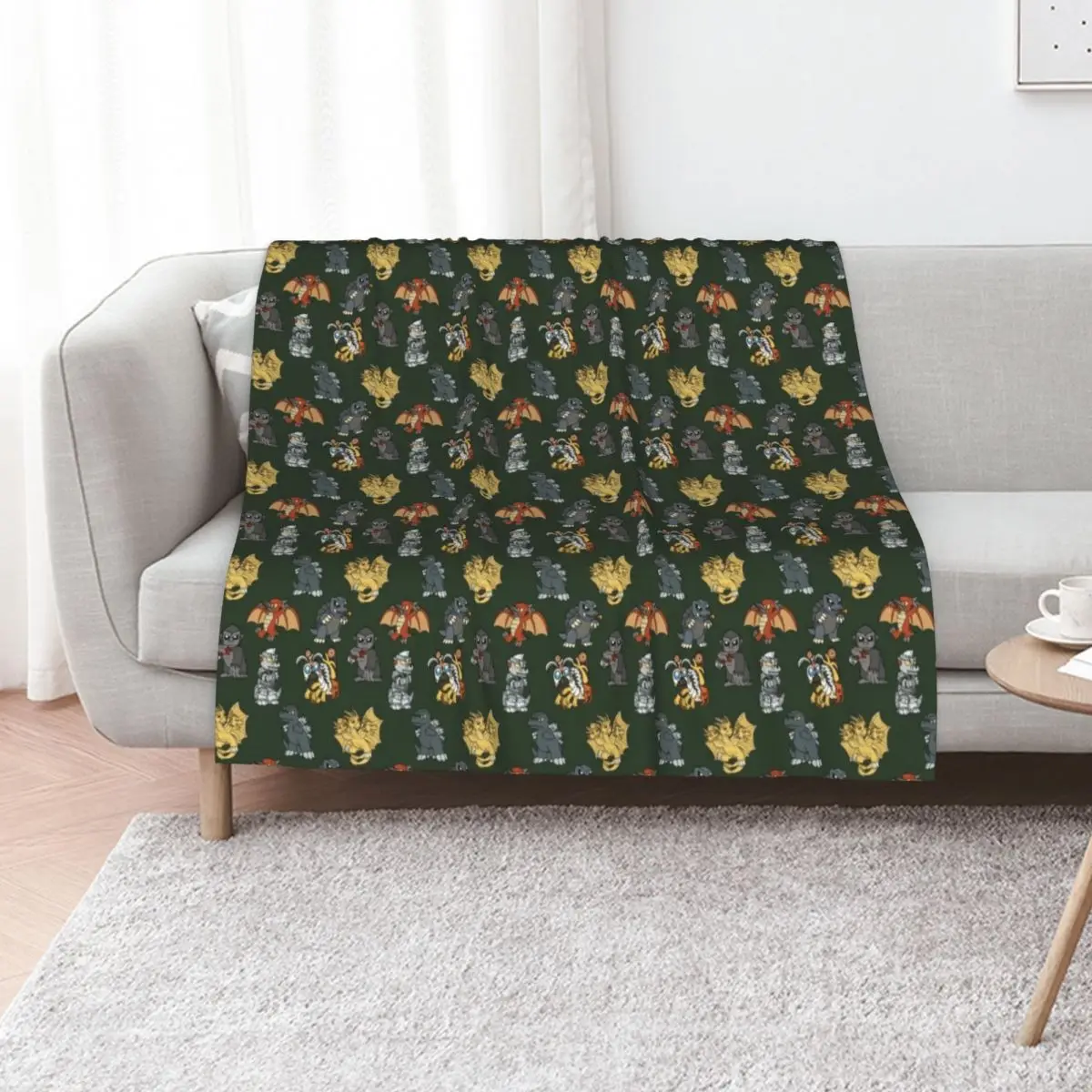 Cuddly Kaiju Collective Throw Blanket Warm Plush Fuzzy Blanket for Living Room
Cuddly Kaiju Collective Throw Blanket Warm Plush Fuzzy Blanket for Living Room