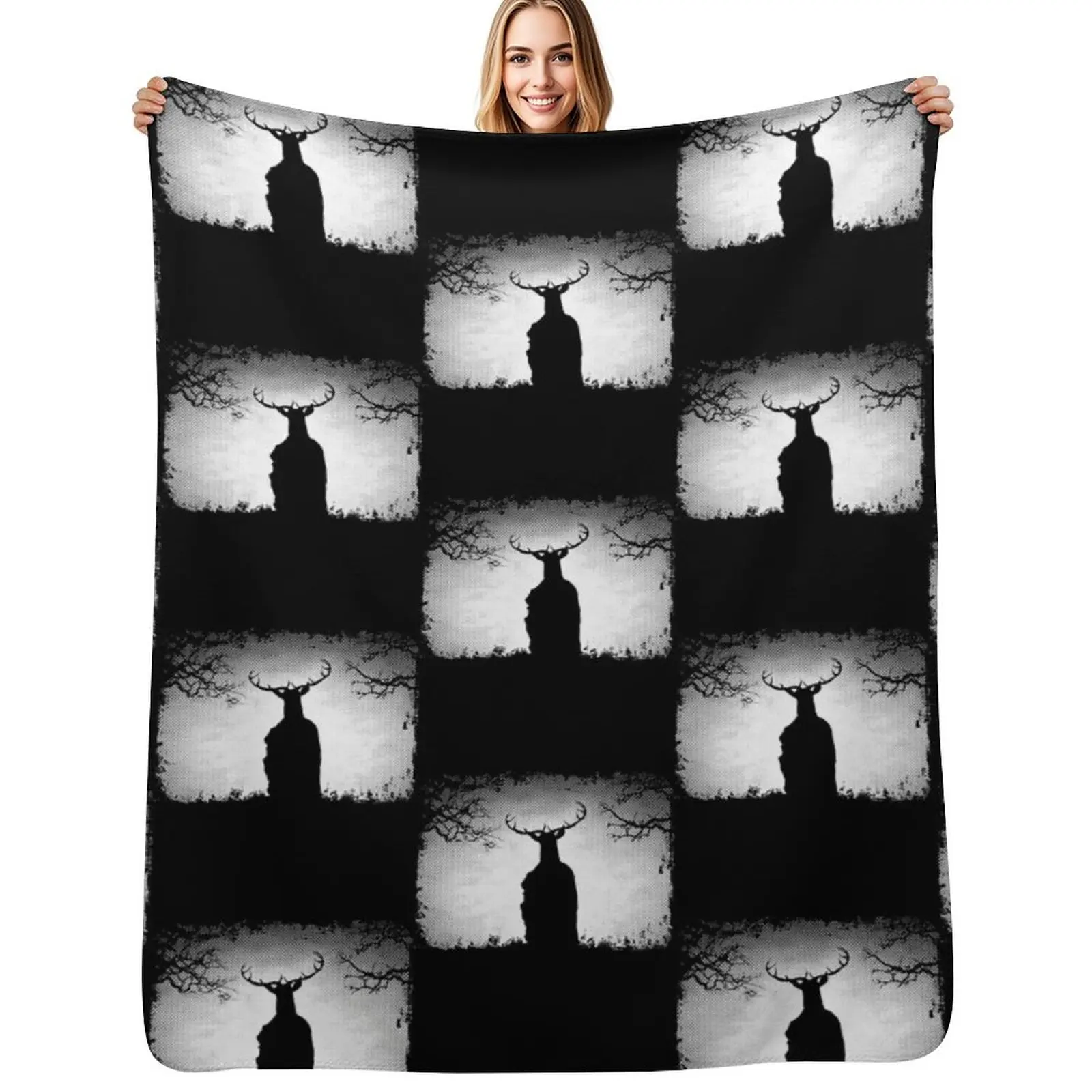 Herne The Hunter Appears Throw Blanket Reusable Durable Soft Blanket for All Seasons
Herne The Hunter Appears Throw Blanket Reusable Durable Soft Blanket for All Seasons
