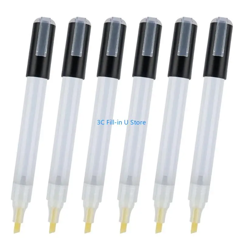 G8TA 6 Pieces Empty Refill Paint Markers Paint Pen Clear Pen Tube for Painting Graffiti Paper Drawing Scrapbooking
G8TA 6 Pieces Empty Refill Paint Markers Paint Pen Clear Pen Tube for Painting Graffiti Paper Drawing Scrapbooking