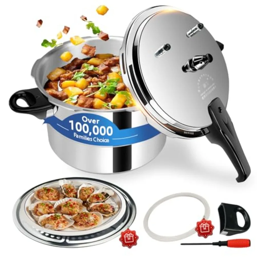 pressure cooker 8 qt+ olla de presion All Stovetops Induction Compatible Thickened Pressure Cooker with Spring ollas de presión
pressure cooker 8 qt+ olla de presion All Stovetops Induction Compatible Thickened Pressure Cooker with Spring ollas de presión