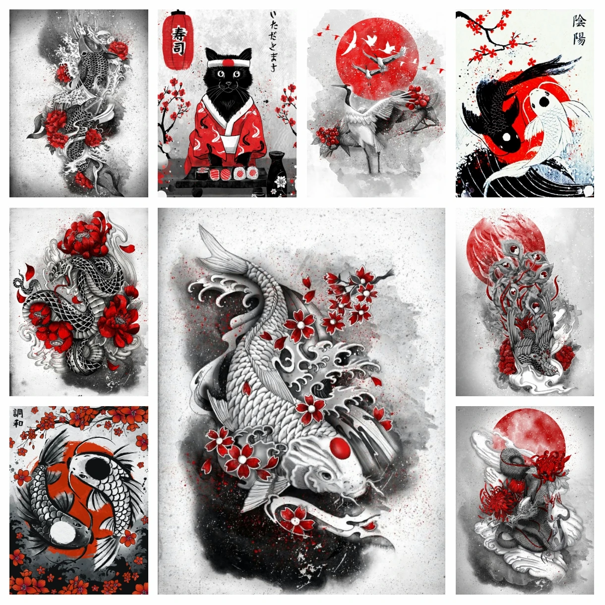 5D японский Бусидо алмазная вышивка картина самурай чернила дзен животные абстрактное искусство вышивка крестиком картина мозаика украшение дома
5D японский Бусидо алмазная вышивка картина самурай чернила дзен животные абстрактное искусство вышивка крестиком картина мозаика украшение дома