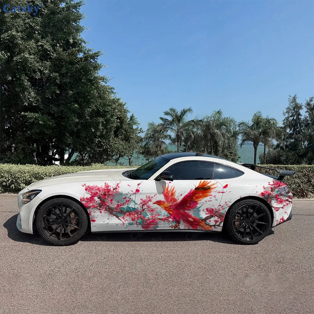 2pcs Healing Pink Phoenix Sakura, Durable, Fade-resistant, Enhance Vehicle Aesthetics With Bold Artistic Design Car Vinyl Wraps
2pcs Healing Pink Phoenix Sakura, Durable, Fade-resistant, Enhance Vehicle Aesthetics With Bold Artistic Design Car Vinyl Wraps