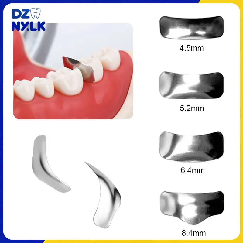 50Pcs Dental Matrix Bands Sectional Contoured Matrix System Metal Matrix Refill For Teeth Replacement Dentistry Lab Materials
50Pcs Dental Matrix Bands Sectional Contoured Matrix System Metal Matrix Refill For Teeth Replacement Dentistry Lab Materials
