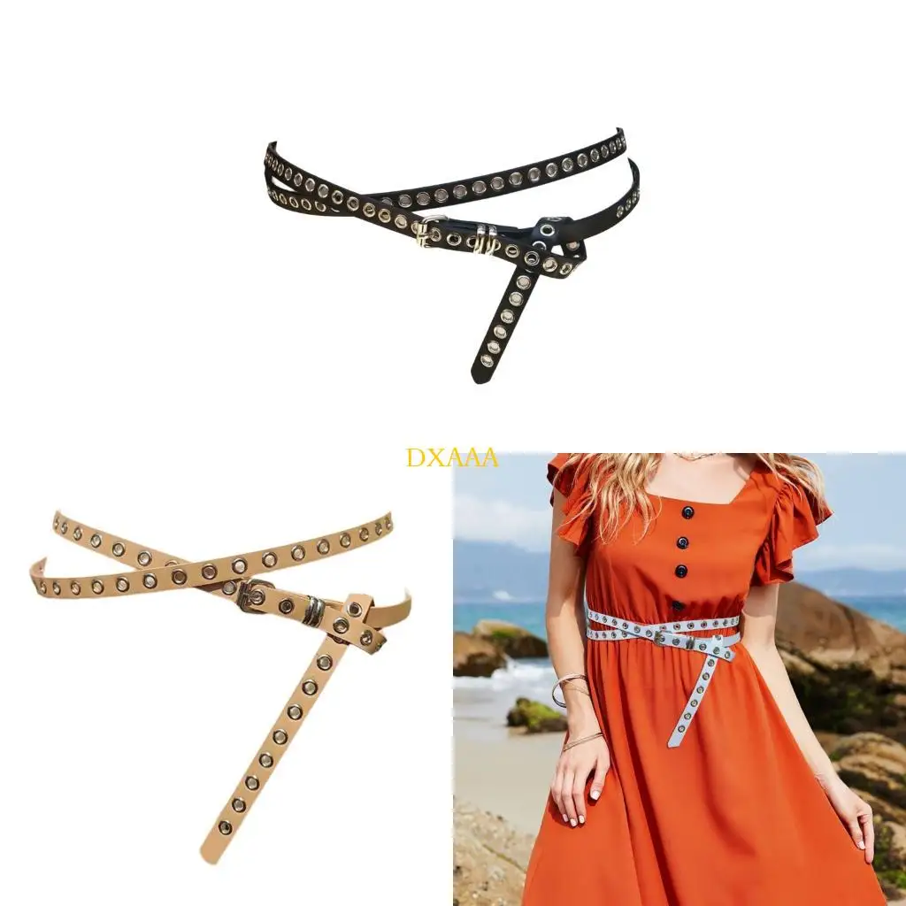 DXAA Flexible Double Round Identity Tying Synthetic Leather Belt Simple Elegant Everyday Wear
DXAA Flexible Double Round Identity Tying Synthetic Leather Belt Simple Elegant Everyday Wear