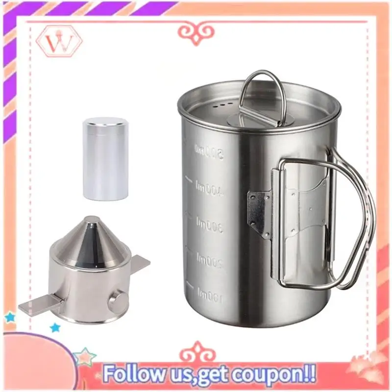 Upgraded Camping Mug Stainless Steel Camping Mug With Lid, Camping Coffee Cup With Foldable Handle For Hiking Travelling (500Ml)
Upgraded Camping Mug Stainless Steel Camping Mug With Lid, Camping Coffee Cup With Foldable Handle For Hiking Travelling (500Ml)