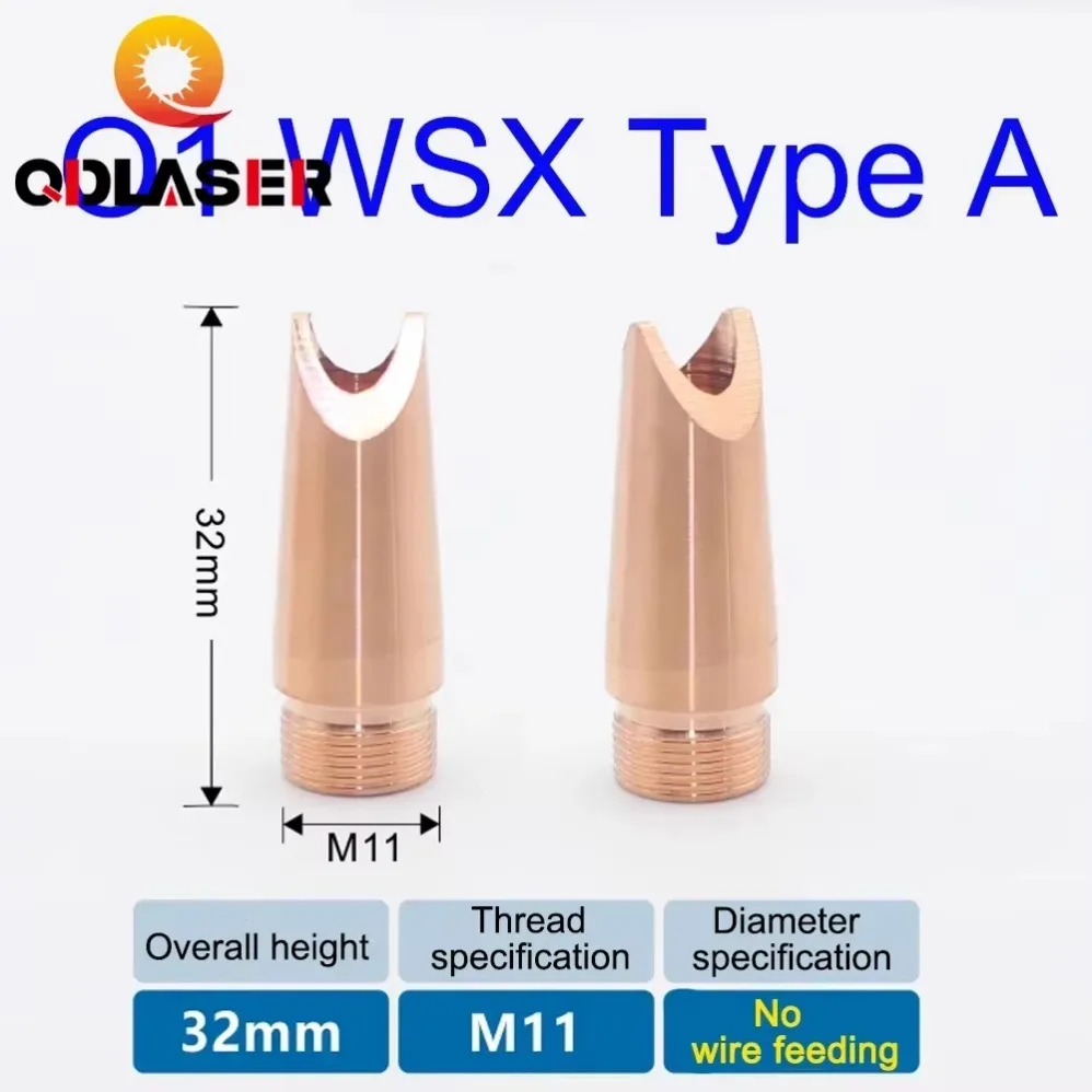 Fiber Laser Handheld Welding Machine Gun Nozzle Welding Gun Copper Nozzle Wire Feeding for WSX and Other Welding Heads
Fiber Laser Handheld Welding Machine Gun Nozzle Welding Gun Copper Nozzle Wire Feeding for WSX and Other Welding Heads