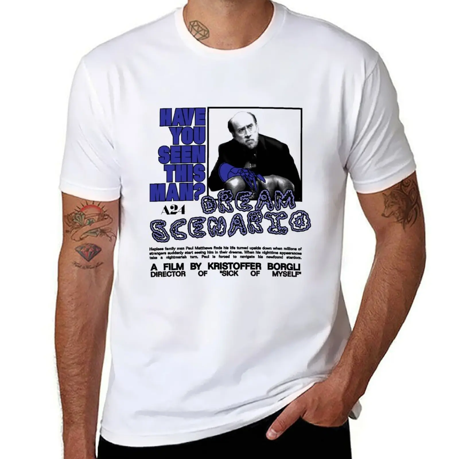 DREAM SCENARIO: Have you seen this man T-Shirt man t shirts for men t shirts for man slim fit T-Shirt
DREAM SCENARIO: Have you seen this man T-Shirt man t shirts for men t shirts for man slim fit T-Shirt