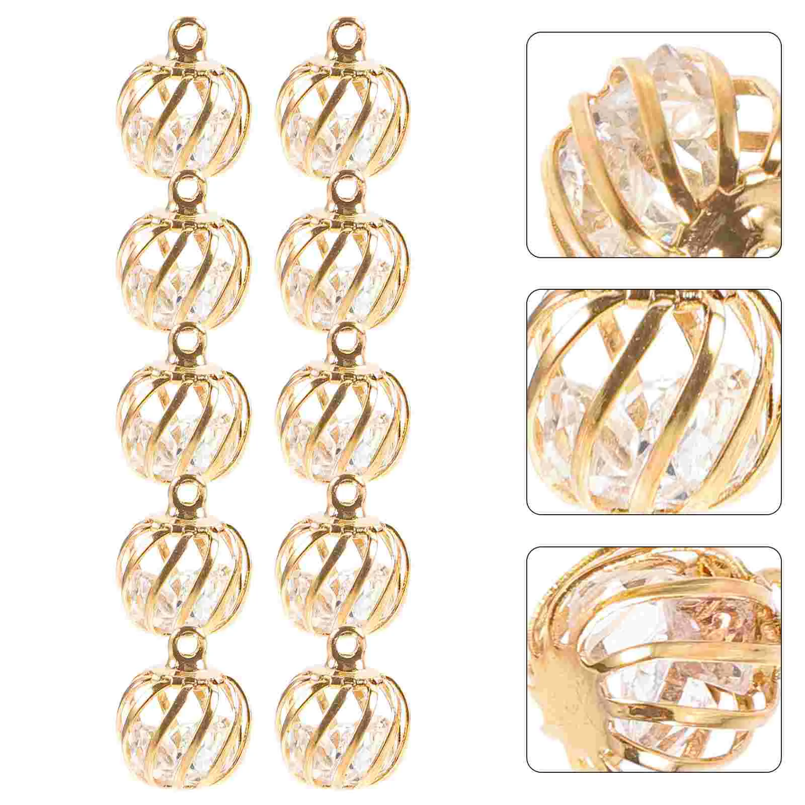 10 Pcs Necklace Making Kit Bracelet Charms DIY Jewelry Accessories Spring Lantern Beads Earrings Pieces Set for Bracelets
10 Pcs Necklace Making Kit Bracelet Charms DIY Jewelry Accessories Spring Lantern Beads Earrings Pieces Set for Bracelets