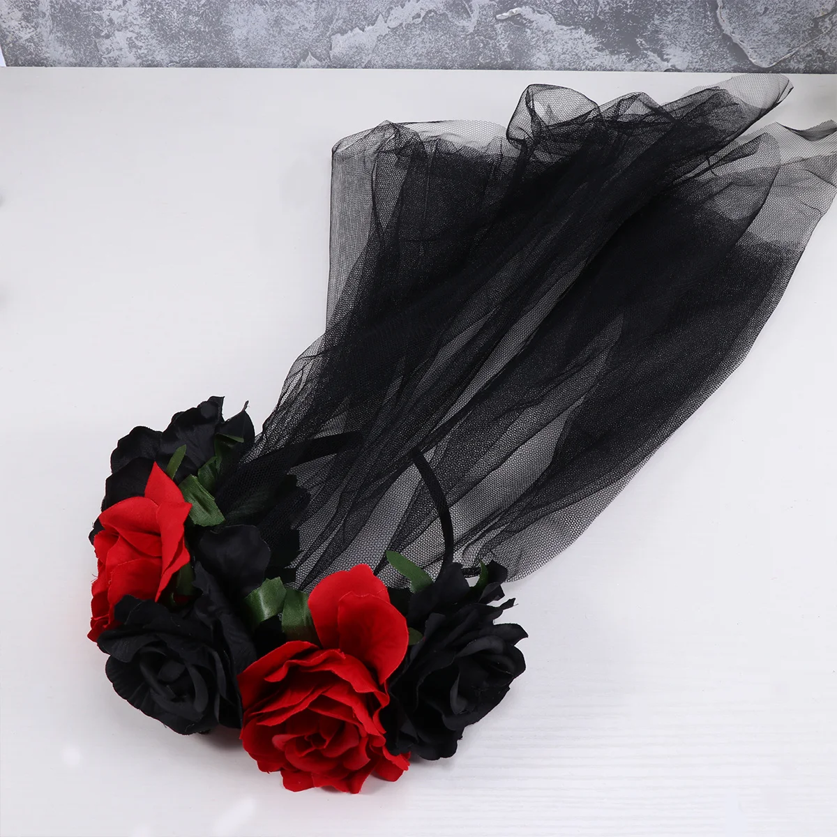 Black Gauze Cloth Headband Rose Flower Headdress Red Black Women Headwear Hair Accessories for Cosplay Party Headband
Black Gauze Cloth Headband Rose Flower Headdress Red Black Women Headwear Hair Accessories for Cosplay Party Headband
