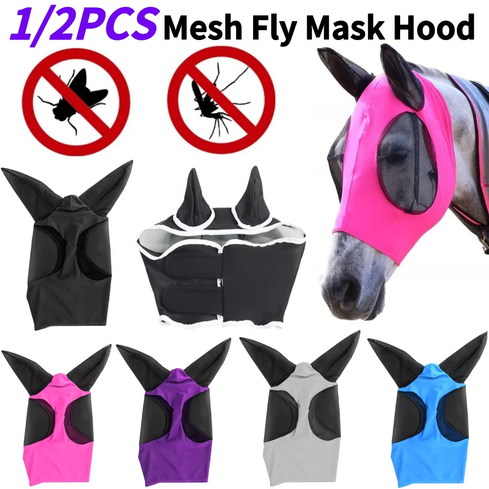 Mesh Fly Mask Hood Breathable Anti Mosquito Mask Ear Protection Fly Mask Bonnet Net Anti-Worms Horse Riding Equestrian Equipment
Mesh Fly Mask Hood Breathable Anti Mosquito Mask Ear Protection Fly Mask Bonnet Net Anti-Worms Horse Riding Equestrian Equipment