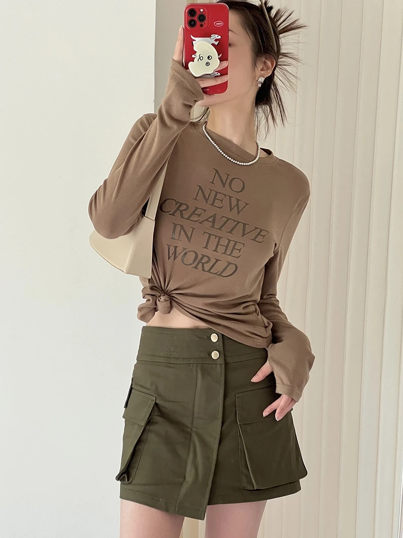 Футболка Smoid Street Slim Fit с длинным рукавом, базовая, из эластичного хлопка, с принтом, для молодых женщин, весенний сезон
Футболка Smoid Street Slim Fit с длинным рукавом, базовая, из эластичного хлопка, с принтом, для молодых женщин, весенний сезон