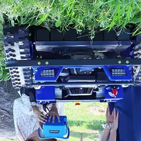Customized tracked Wireless Remote Control Lawn mower All-Terrain Factory Direct Sale can be equipped with snow plow and storage
Customized tracked Wireless Remote Control Lawn mower All-Terrain Factory Direct Sale can be equipped with snow plow and storage