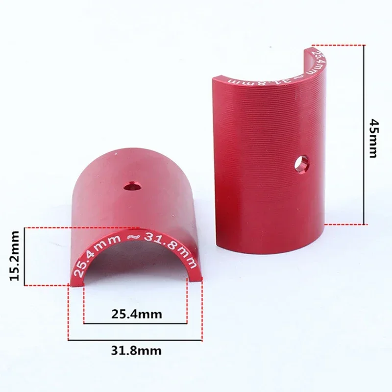 1 Pair Bicycle Bike Handlebar Bar Shim Spacer Stem Reducer 25.4mm/ 31.8mm Aperture Adjust Adapter Road Bicycle Bar Stem Reducer
1 Pair Bicycle Bike Handlebar Bar Shim Spacer Stem Reducer 25.4mm/ 31.8mm Aperture Adjust Adapter Road Bicycle Bar Stem Reducer