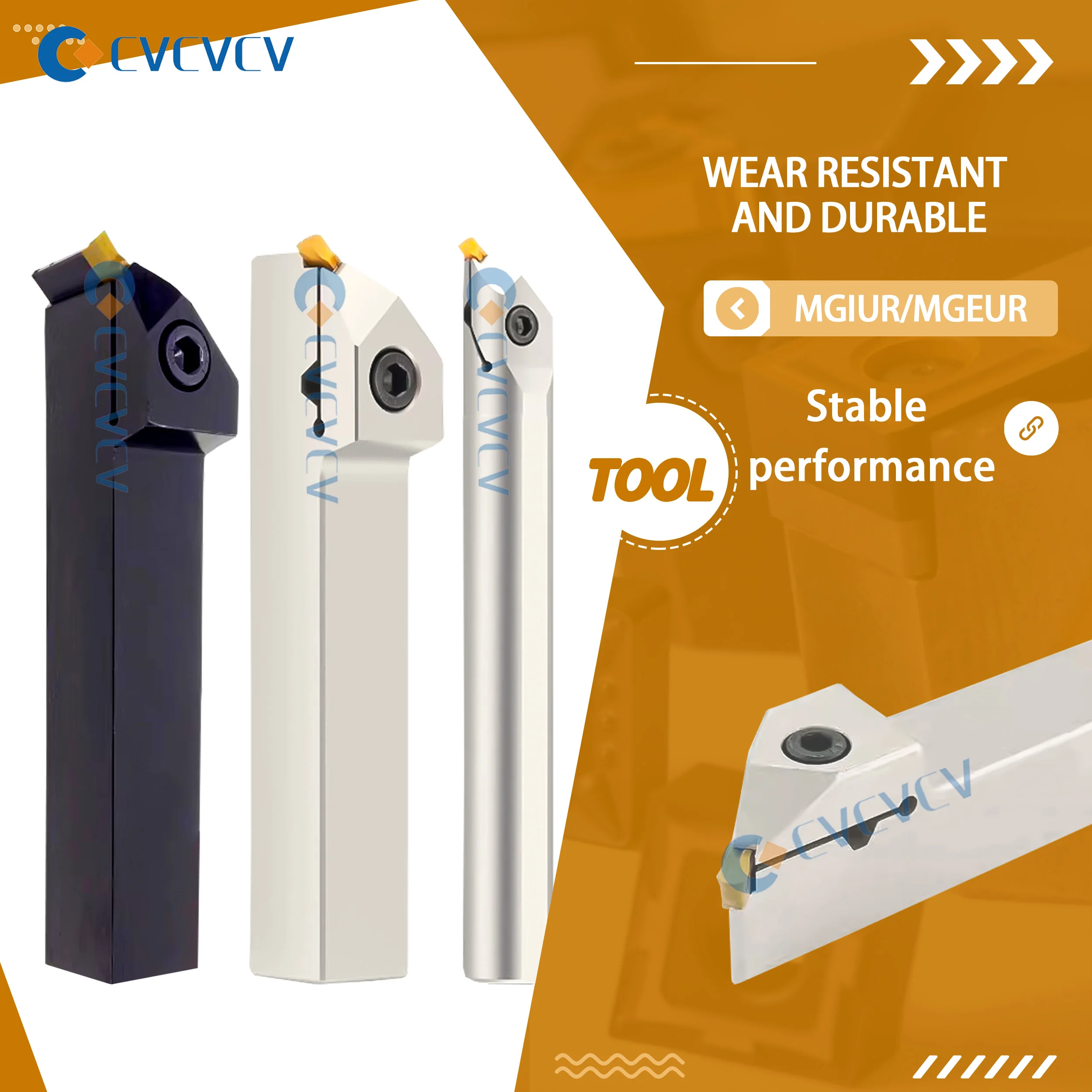 CNC Tool Holder 45 Degree MGEUR/MGIUR/KTGFR Profile Outer Diameter Groove Cutting Lathe Machining Tool Holder With Double Headed
CNC Tool Holder 45 Degree MGEUR/MGIUR/KTGFR Profile Outer Diameter Groove Cutting Lathe Machining Tool Holder With Double Headed