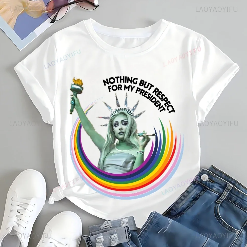 Chappell Roan Printed T-shirt Top Chappell Roan Neutral Trend Harajuku Short Sleeved Unisex Shirt Graphic Oversized T-shirt
Chappell Roan Printed T-shirt Top Chappell Roan Neutral Trend Harajuku Short Sleeved Unisex Shirt Graphic Oversized T-shirt