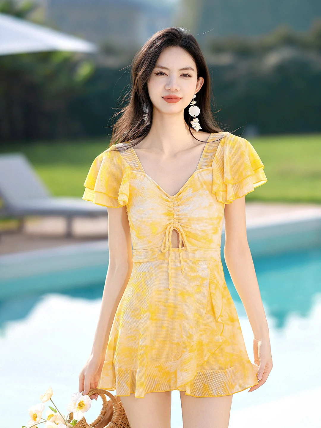 Conservative Sle Swimsuit V-Ne Thermal Slimming Cover-Up Women's plus Size Cute Lace Trim 2026 New Arrival
Conservative Sle Swimsuit V-Ne Thermal Slimming Cover-Up Women's plus Size Cute Lace Trim 2026 New Arrival