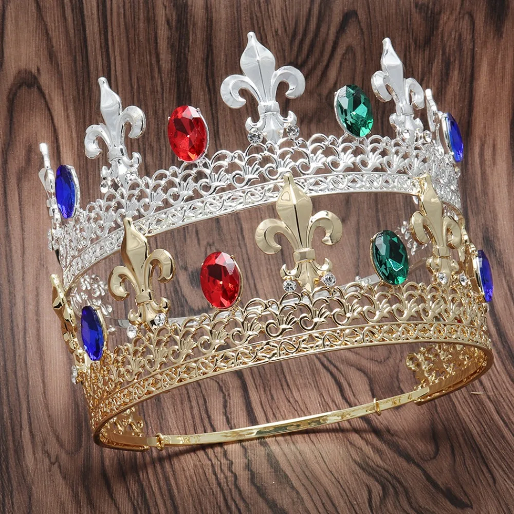 Luxury Vintage Baroque Crown Elegant Antique Bronze Queen King Tiara Crown Headwear Multicolor Bridal Tiara Dress Accessories
Luxury Vintage Baroque Crown Elegant Antique Bronze Queen King Tiara Crown Headwear Multicolor Bridal Tiara Dress Accessories